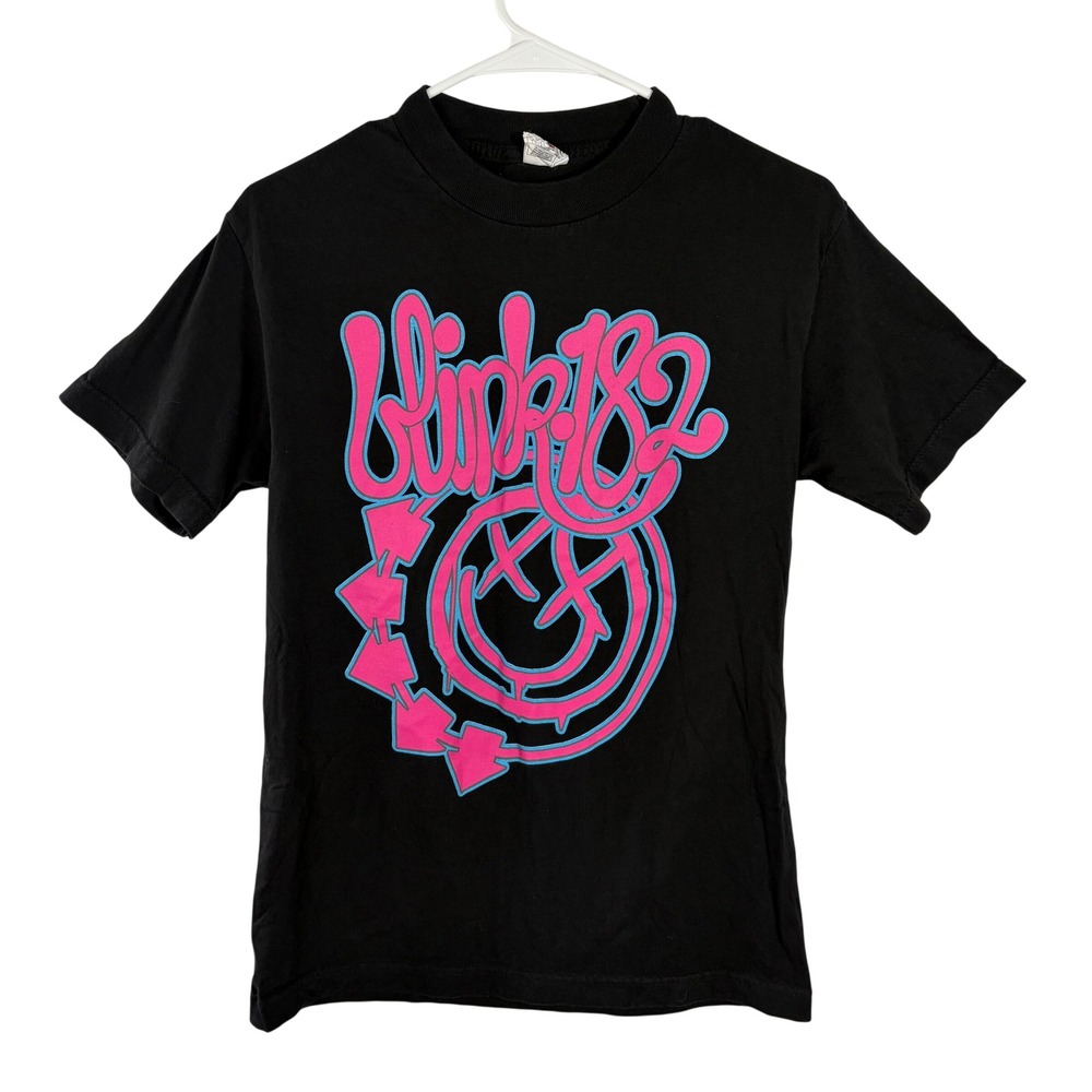 Blink-182 2009 Tour T-Shirt Small Black Weezer Taking Back Sunday Band Tee